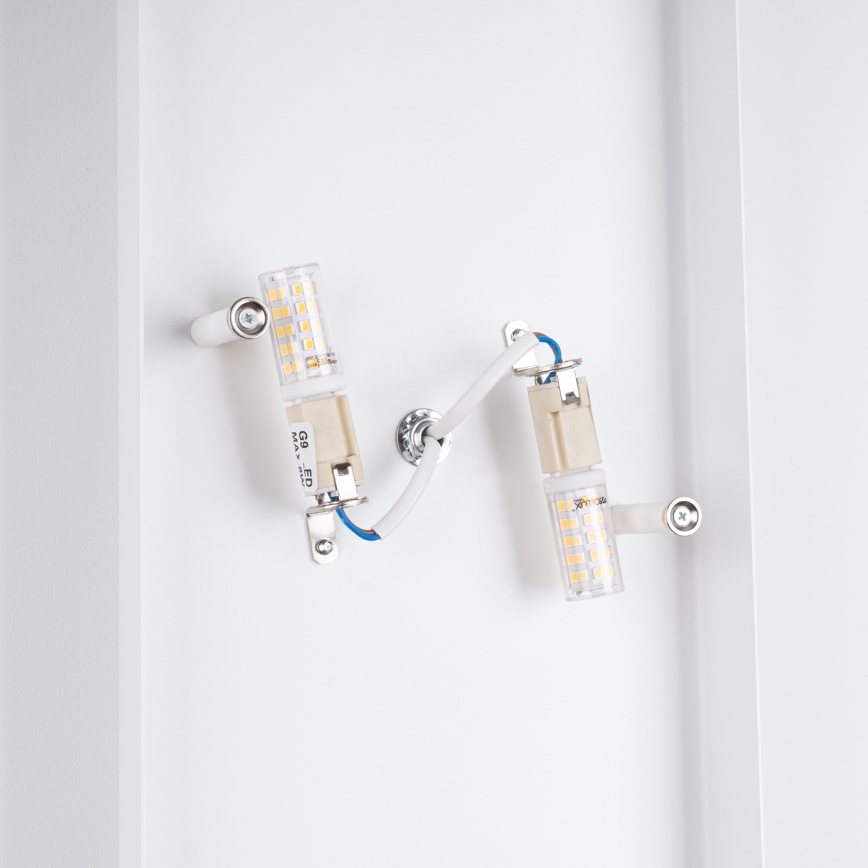 Applique murale DURLIN 2xG9/8W/230V blanc