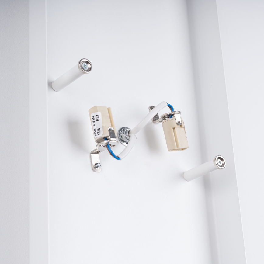 Applique murale DURLIN 2xG9/8W/230V blanc
