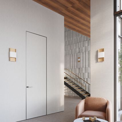 Applique murale DURLIN 2xG9/8W/230V doré/blanc