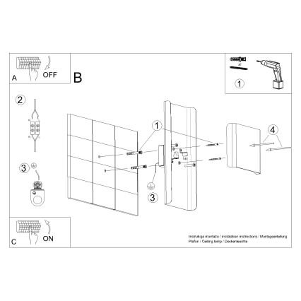 Applique murale DURLIN 2xG9/8W/230V doré/noir