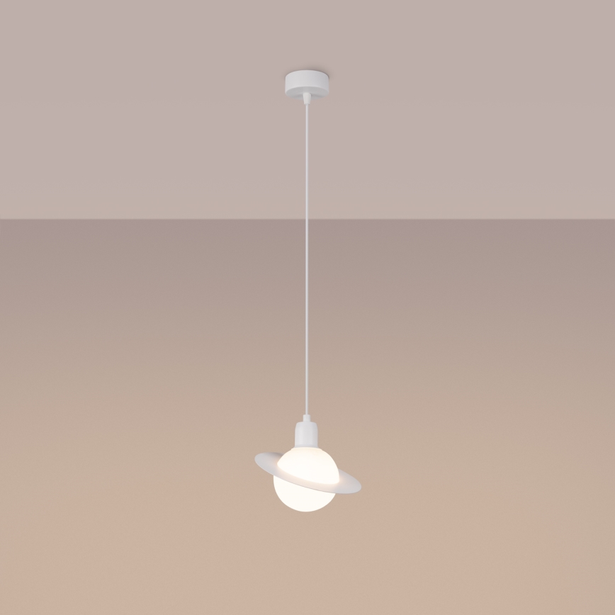 Hanglamp aan een koord HYPERION 1xG9/8W/230V wit