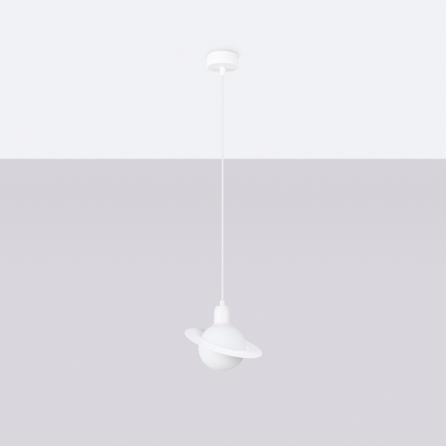 Hanglamp aan een koord HYPERION 1xG9/8W/230V wit