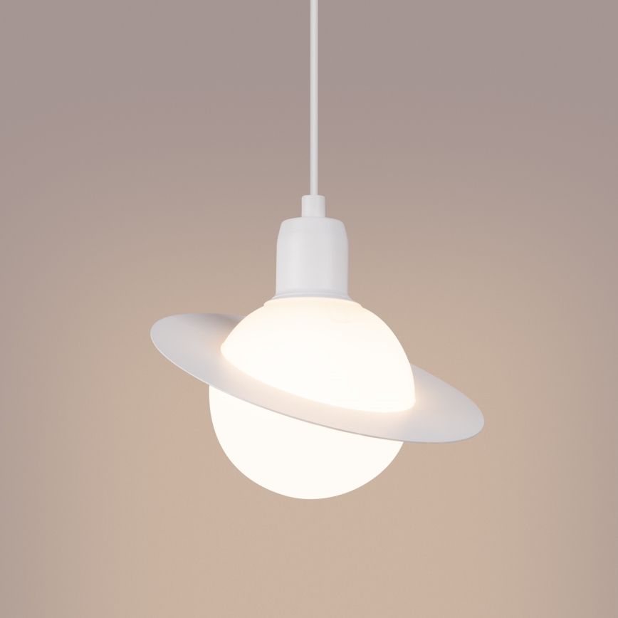 Hanglamp aan een koord HYPERION 1xG9/8W/230V wit