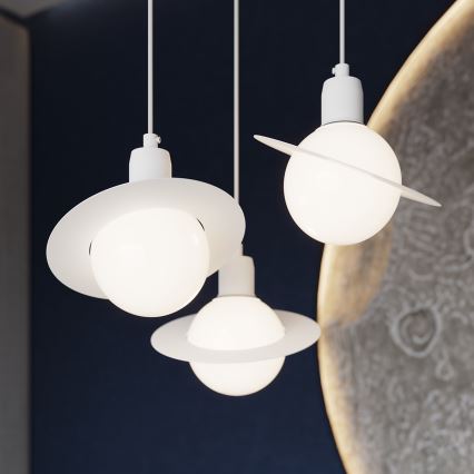 Hanglamp aan een koord HYPERION 3xG9/8W/230V wit
