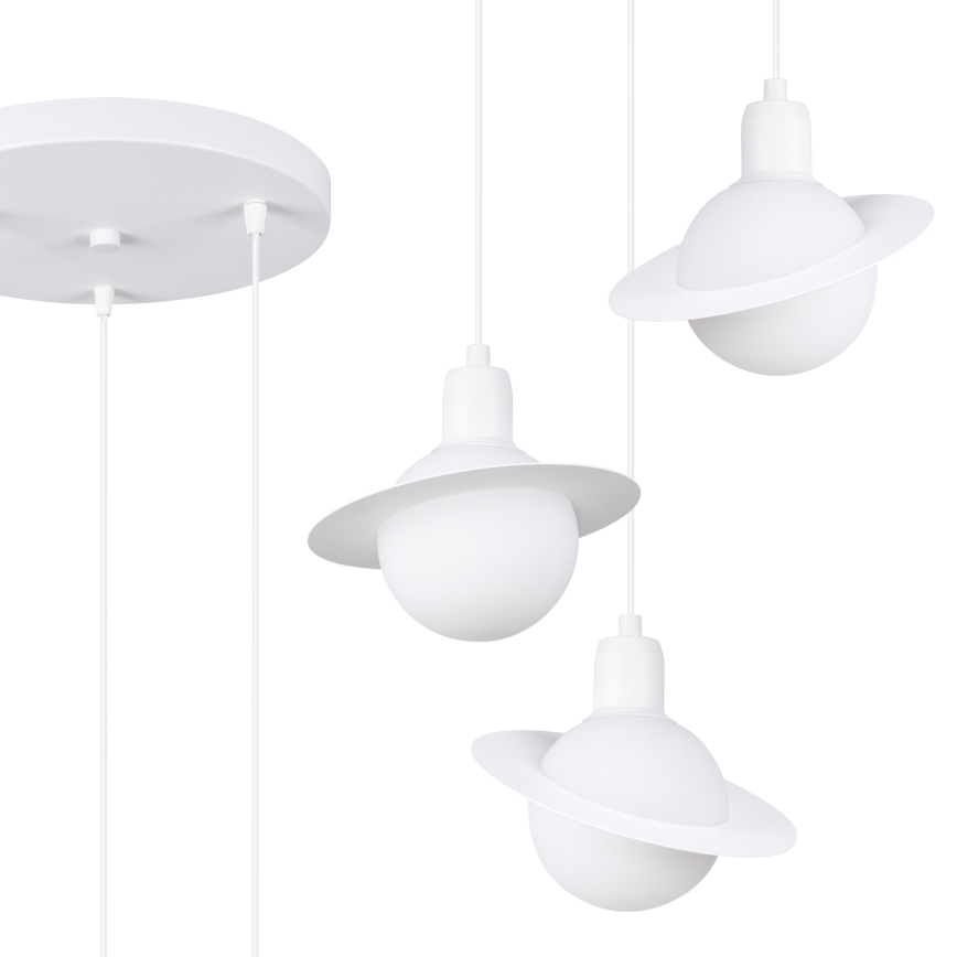 Hanglamp aan een koord HYPERION 3xG9/8W/230V wit
