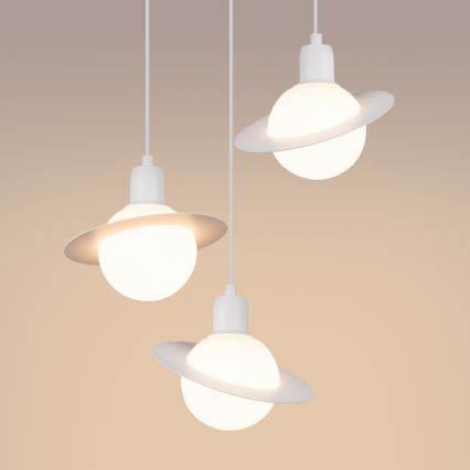 Hanglamp aan een koord HYPERION 3xG9/8W/230V wit