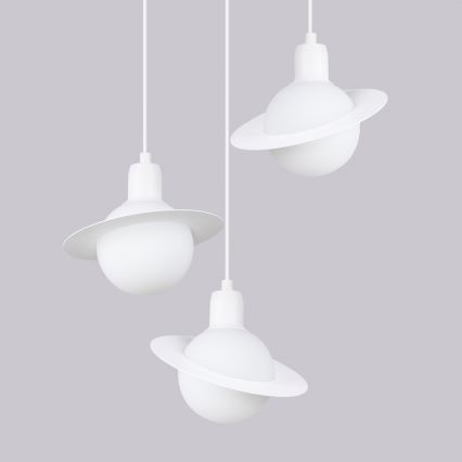 Hanglamp aan een koord HYPERION 3xG9/8W/230V wit