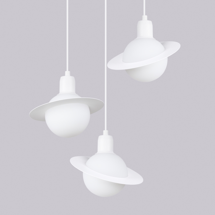 Hanglamp aan een koord HYPERION 3xG9/8W/230V wit