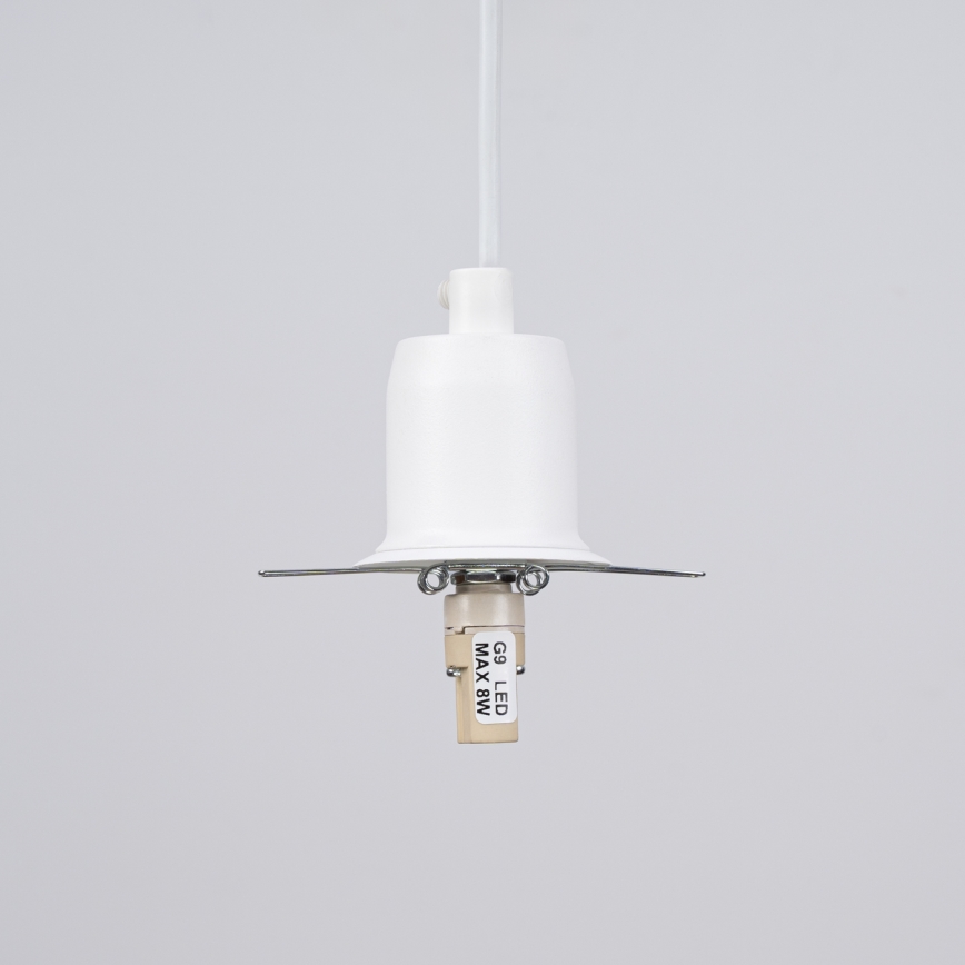 Hanglamp aan een koord HYPERION 3xG9/8W/230V wit
