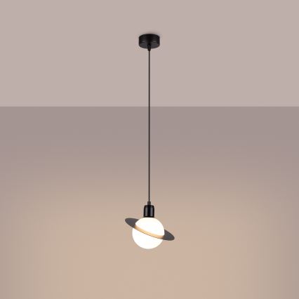 Hanglamp aan een koord HYPERION 1xG9/8W/230V zwart