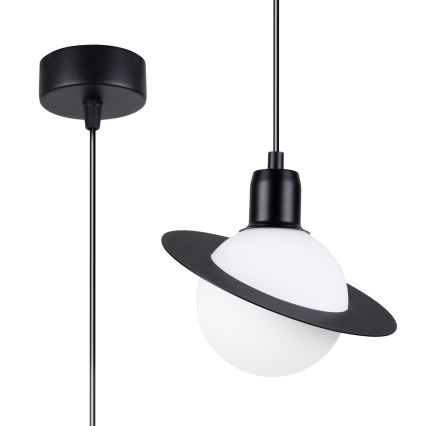 Hanglamp aan een koord HYPERION 1xG9/8W/230V zwart
