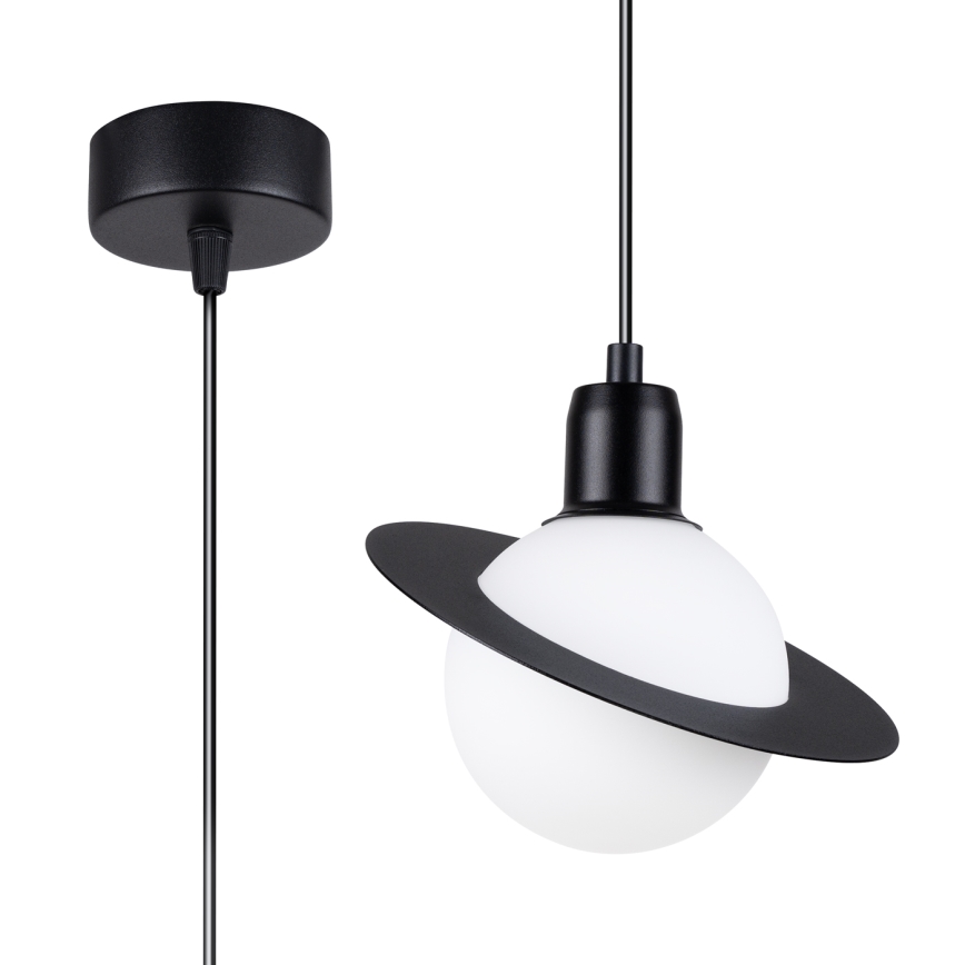 Hanglamp aan een koord HYPERION 1xG9/8W/230V zwart