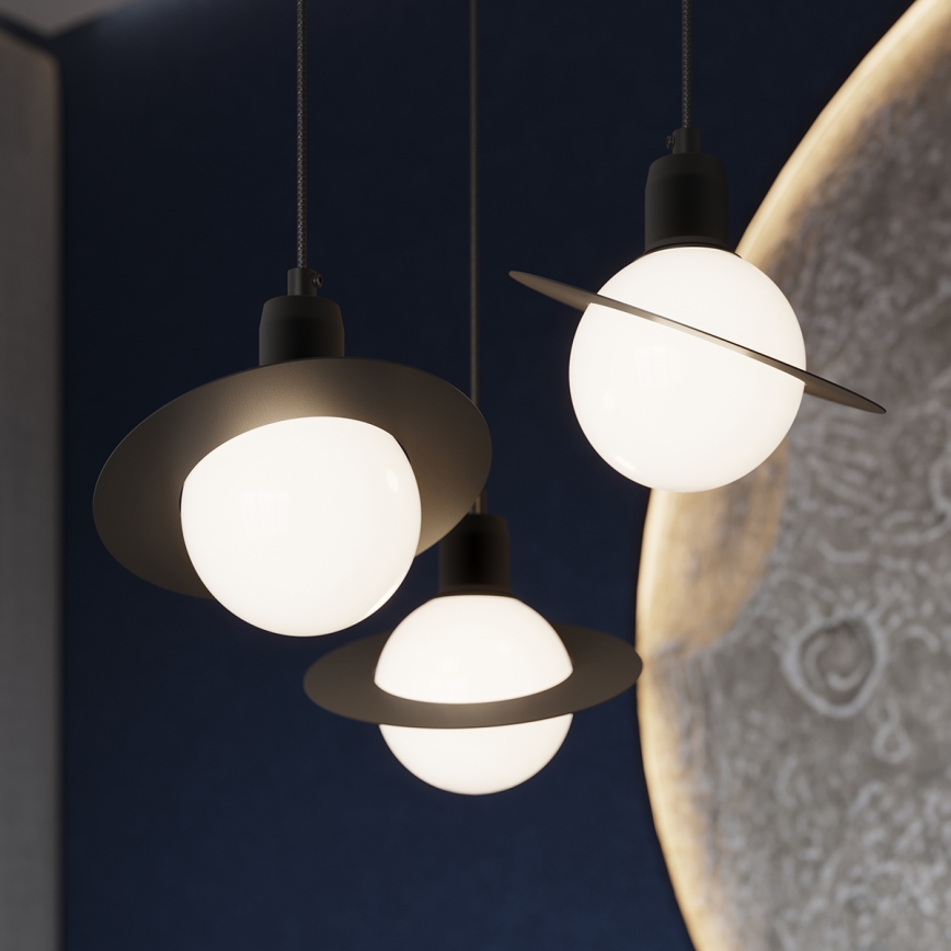 Hanglamp aan een koord HYPERION 3xG9/8W/230V zwart