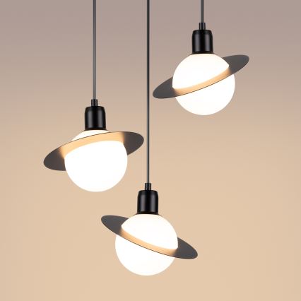 Hanglamp aan een koord HYPERION 3xG9/8W/230V zwart