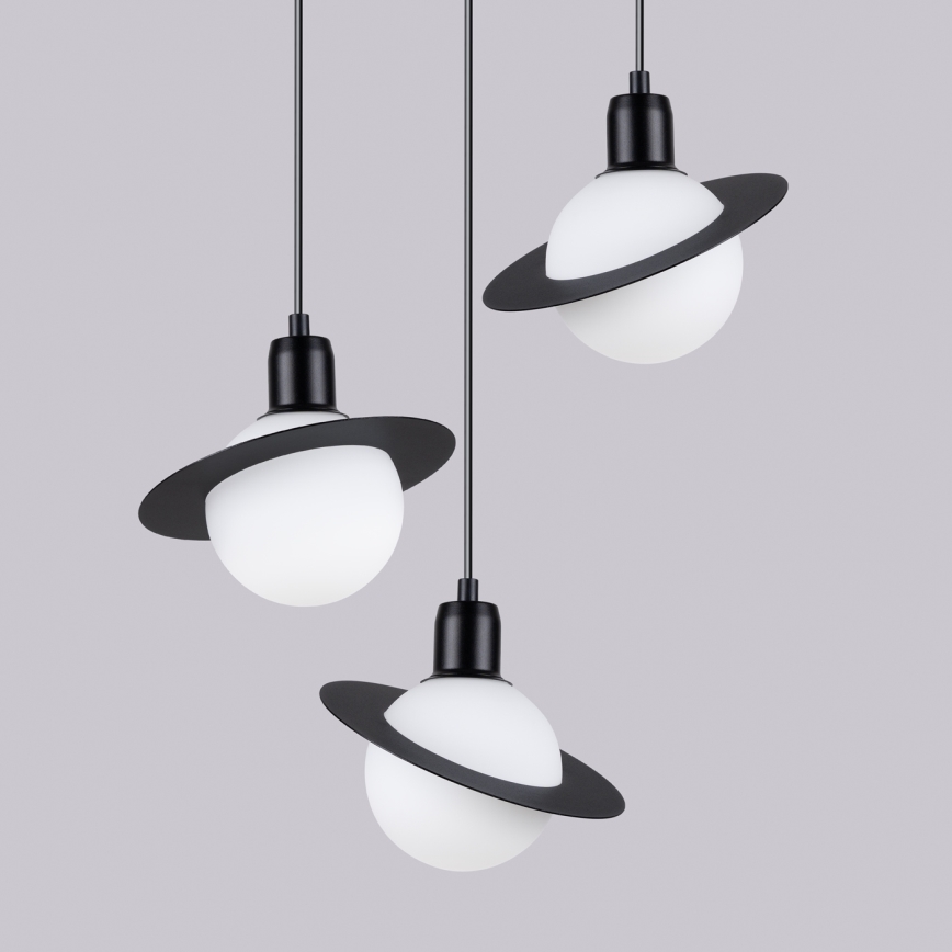 Hanglamp aan een koord HYPERION 3xG9/8W/230V zwart