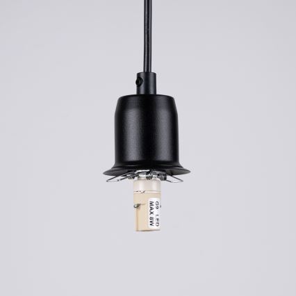 Hanglamp aan een koord HYPERION 3xG9/8W/230V zwart