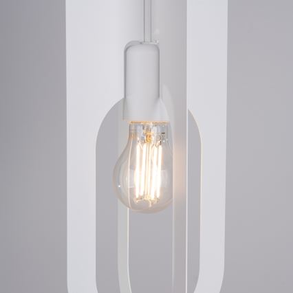 Hanglamp aan een koord NICUS 1xE27/15W/230V wit