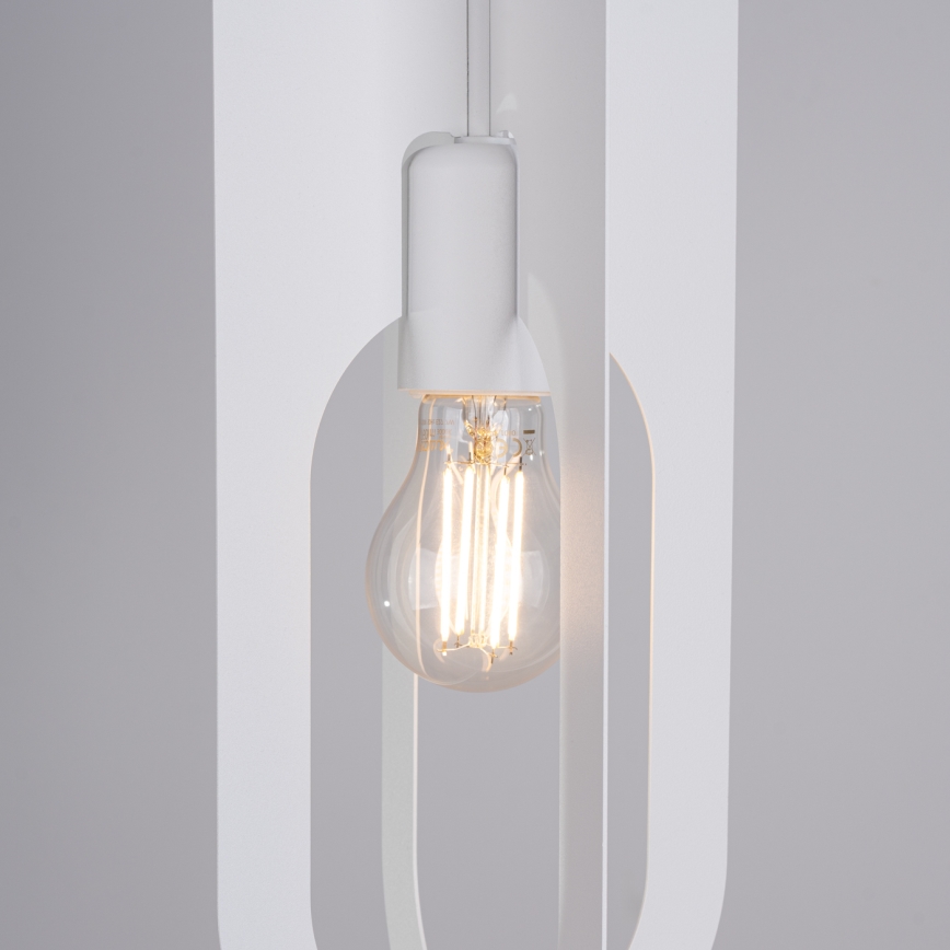 Hanglamp aan een koord NICUS 1xE27/15W/230V wit