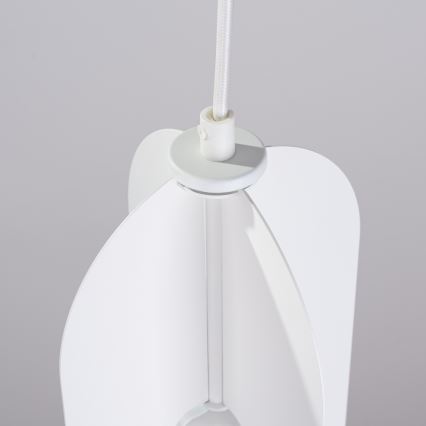 Hanglamp aan een koord NICUS 1xE27/15W/230V wit