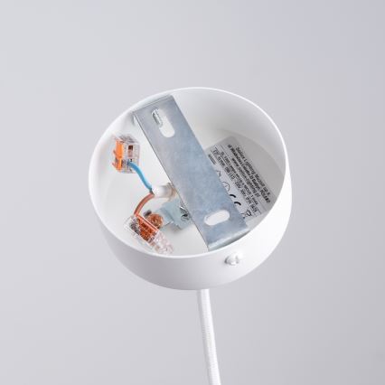 Hanglamp aan een koord NICUS 1xE27/15W/230V wit