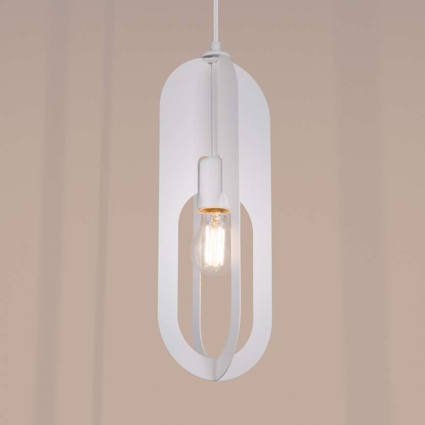 Suspension filaire NICUS 1xE27/15W/230V blanc