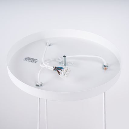 Hanglamp aan een koord NICUS 3xE27/15W/230V wit