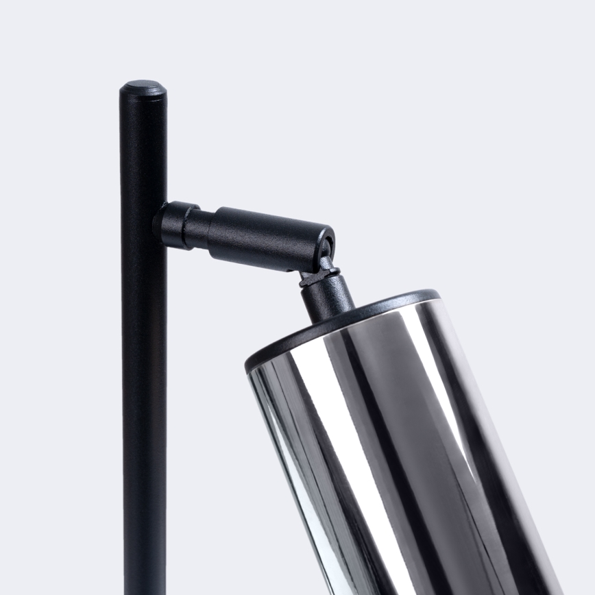 Lampe de table WINX 1xGU10/10W/230V noir/chrome brillant
