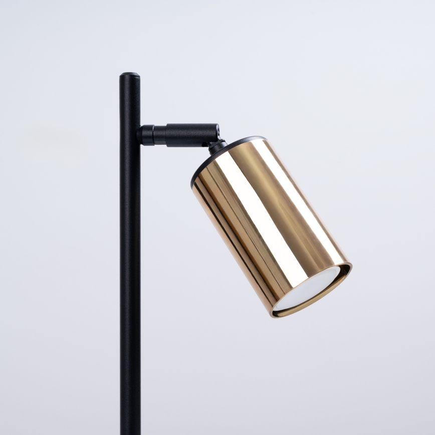 Lampe de table WINX 1xGU10/10W/230V noir/doré