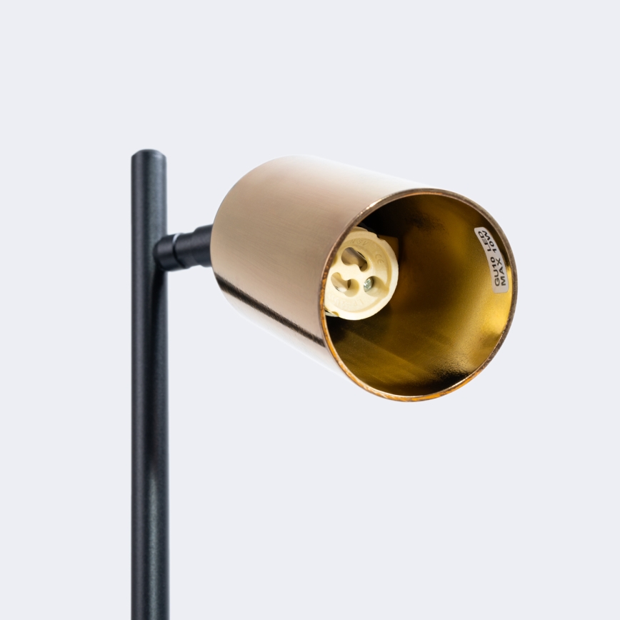 Lampe de table WINX 1xGU10/10W/230V noir/doré