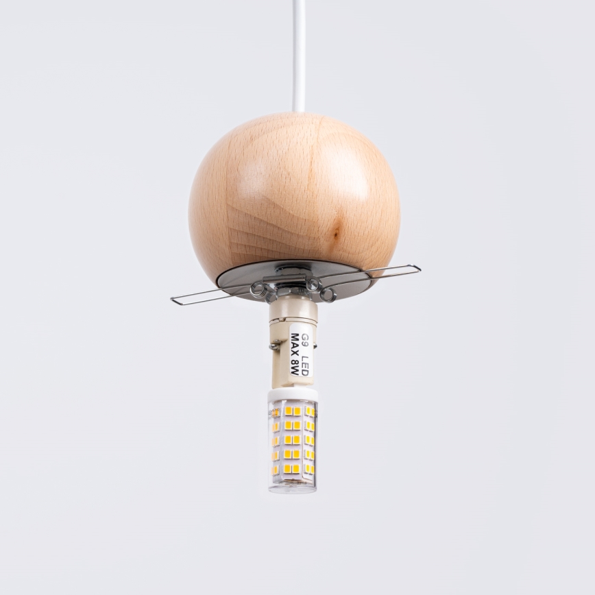 Hanglamp aan een koord PEKKA 1xG9/8W/230V wit