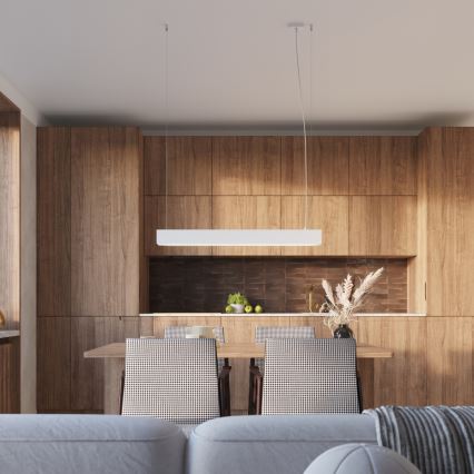 LED Hanglamp aan een koord SPARK 1xG13/8,5W/230V wit
