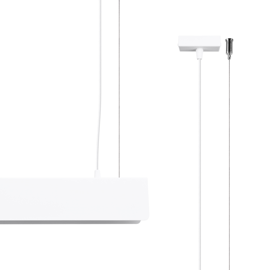 Suspension filaire SPARK 1xG13/8,5W/230V blanc