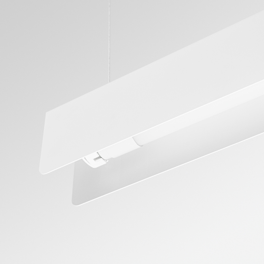 Suspension filaire SPARK 1xG13/8,5W/230V blanc