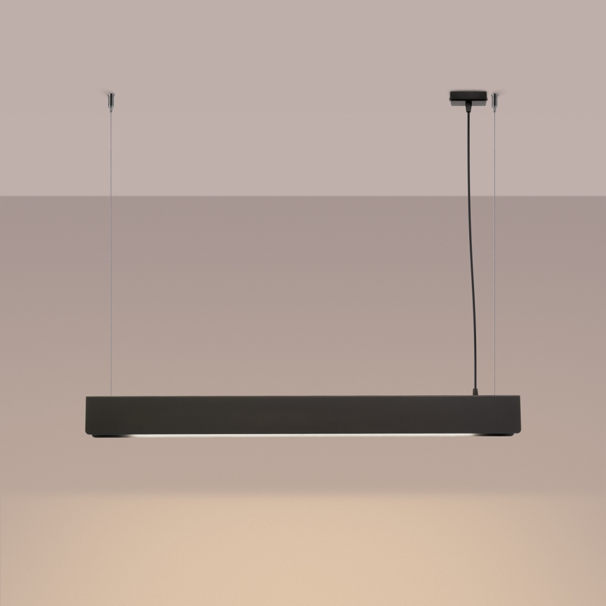 LED Hanglamp aan een koord SPARK 1xG13/8,5W/230V zwart