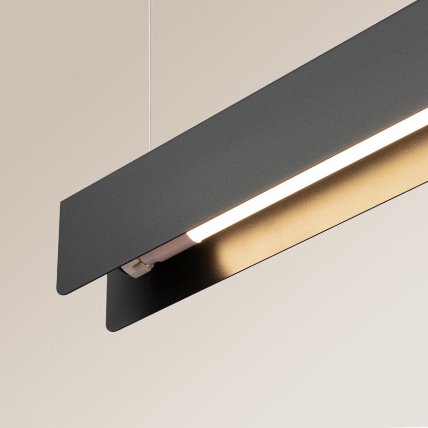 LED Hanglamp aan een koord SPARK 1xG13/8,5W/230V zwart
