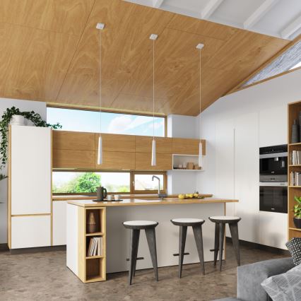 Hanglamp aan een koord PRYSM 1xG9/8W/230V wit