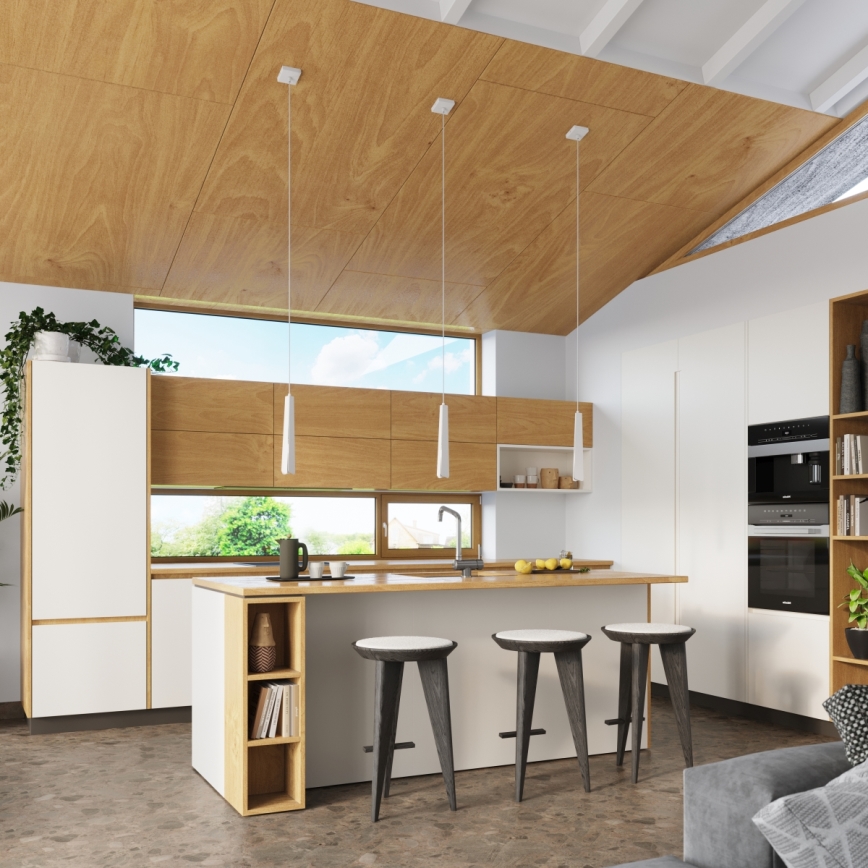 Hanglamp aan een koord PRYSM 1xG9/8W/230V wit