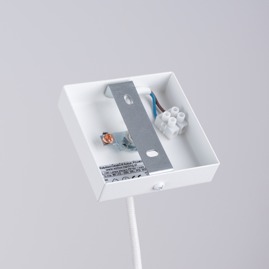 Hanglamp aan een koord PRYSM 1xG9/8W/230V wit