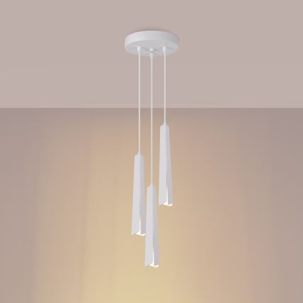 Hanglamp aan een koord PRYSM 3xG9/8W/230V wit