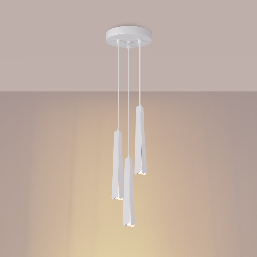 Hanglamp aan een koord PRYSM 3xG9/8W/230V wit