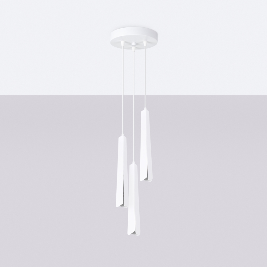 Hanglamp aan een koord PRYSM 3xG9/8W/230V wit