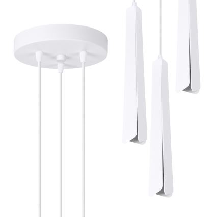 Hanglamp aan een koord PRYSM 3xG9/8W/230V wit