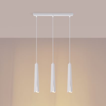 Hanglamp aan een koord PRYSM 3xG9/8W/230V wit