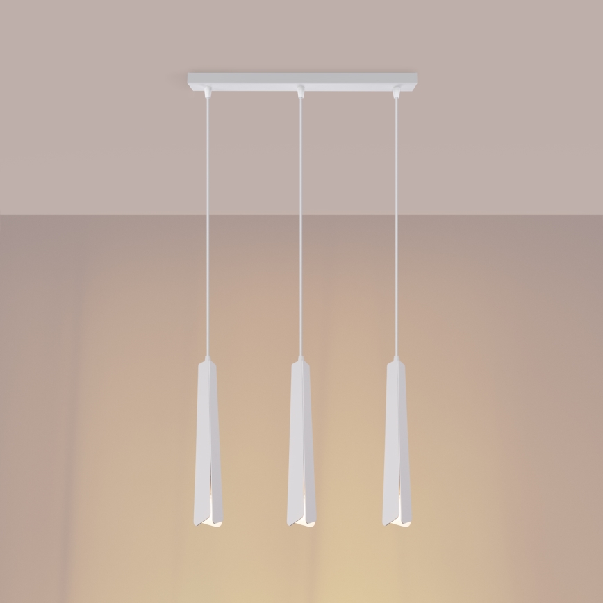 Hanglamp aan een koord PRYSM 3xG9/8W/230V wit