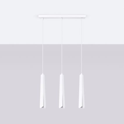 Hanglamp aan een koord PRYSM 3xG9/8W/230V wit