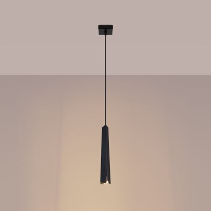 Hanglamp aan een koord PRYSM 1xG9/8W/230V zwart