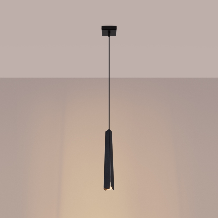 Hanglamp aan een koord PRYSM 1xG9/8W/230V zwart