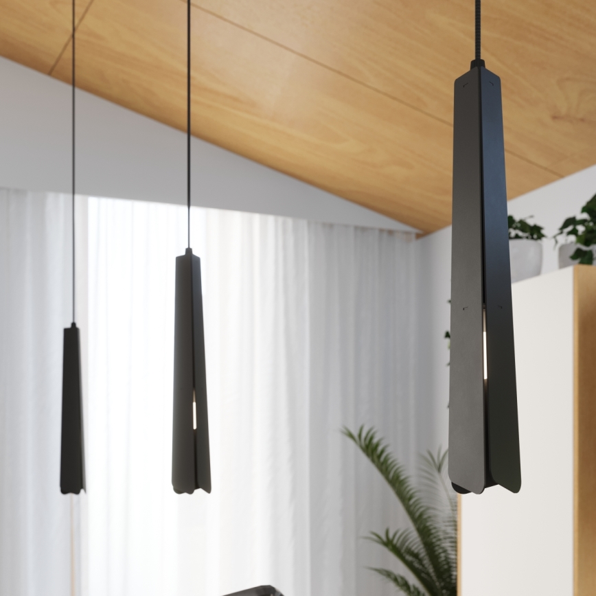 Hanglamp aan een koord PRYSM 1xG9/8W/230V zwart