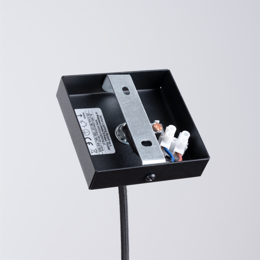 Hanglamp aan een koord PRYSM 1xG9/8W/230V zwart
