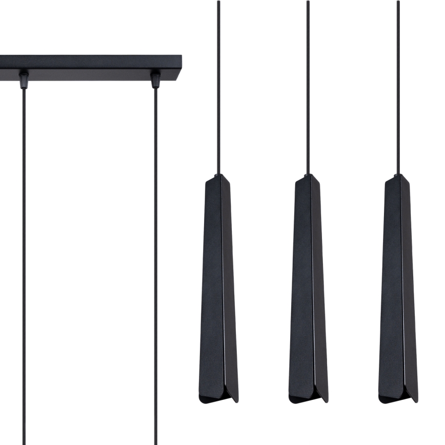 Hanglamp aan een koord PRYSM 3xG9/8W/230V zwart